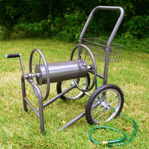 Liberty Garden Industrial Two-Wheel Hose Reel Cart