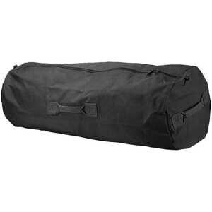 Rothco 36” x 21”, Black Zippered Canvas Duffle Bag