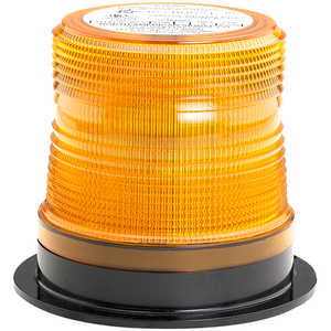 North American Signal Company Single-Flash Micro-Burst Strobe Light w/Amber Dome