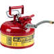 Justrite® Type II AccuFlow™ Safety Cans