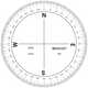 Azimuth Compass Protractor