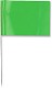 4 x 5 Plain Colors Stake Wire Marking Flags