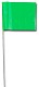 2-1/2 x 3-1/2 Fluorescent Color Plain Vinyl Stake Wire Flags